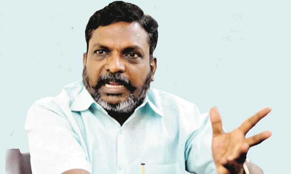 Did Aadhav induct Arjuna into the Viduthalai Chiruthaigal Katchi and get into trouble? = Thirumavalavan.